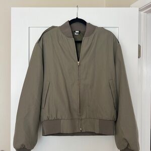 Olive Green Bomber Jacket
